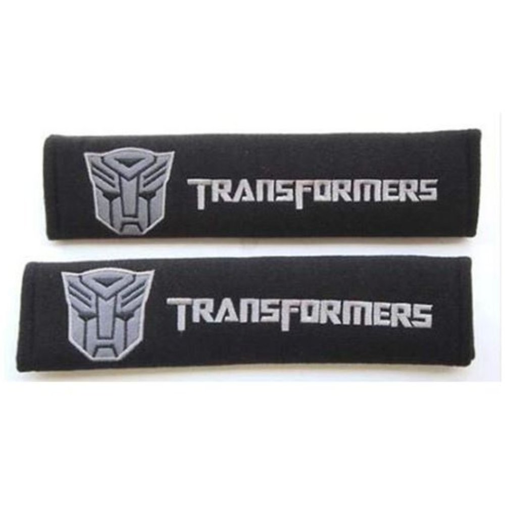 Transformers Autobots Embroidered Logo Seat Belt Cover Shoulder Pad 2 pcs